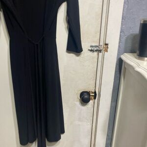 American Living Black Long Sleeve Dress